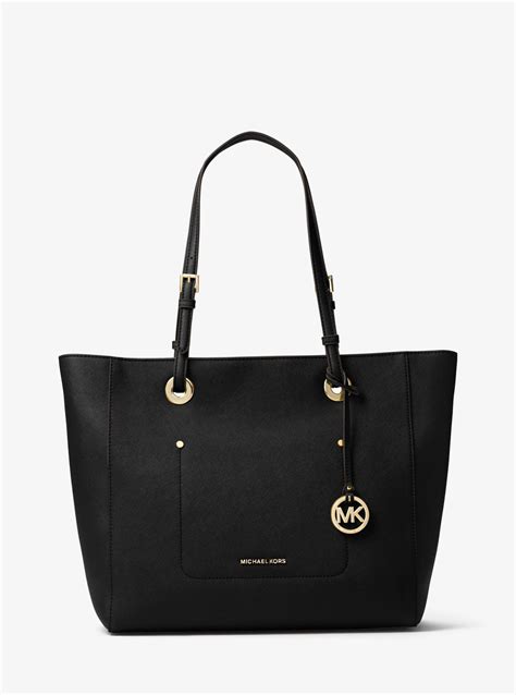 michael kors georgia handbag large tote 38s8xiot3l|Michael Kors Georgia Large NS Tote Saffiano Leather Luggage .